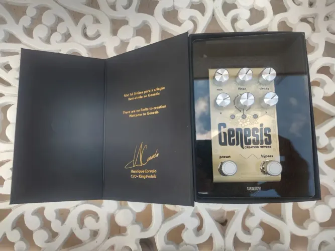 Genesis Pro Reverb Com Modulação King Pedals na Caixa!