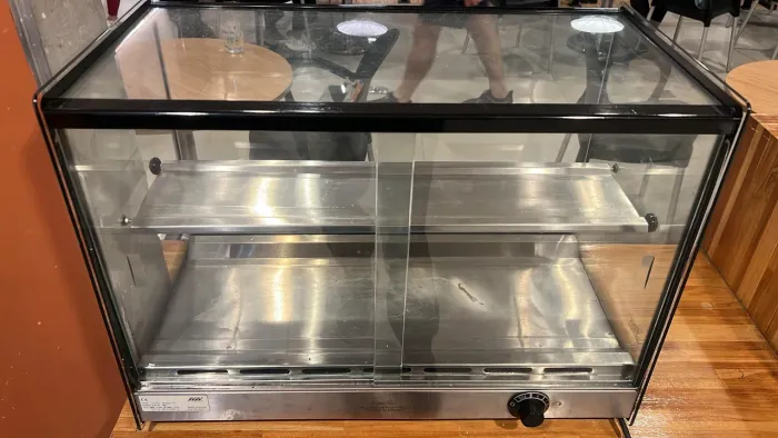 Estufa expositor de salgados