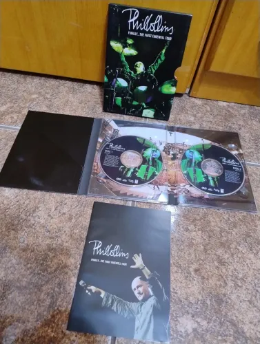 DVD duplo Phil Collins finally... the first farewell tour