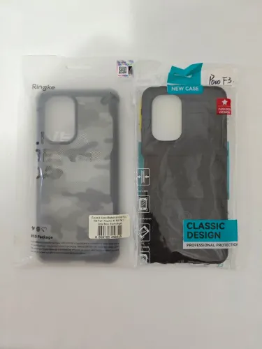 Capa para Xiaomi Poco F3 Rugged Shield e Ringke Fusion X 