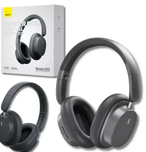 Baseus Bowie D05 Headphone Bluetooth Cinza 70h De Duração