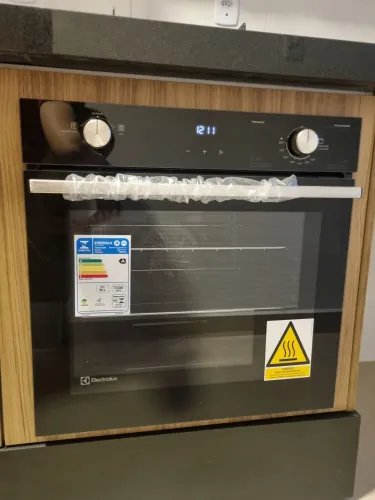 Forno de Embutir a Gás Electrolux OE8GH Efficient 80L com PerfectCook360 220V