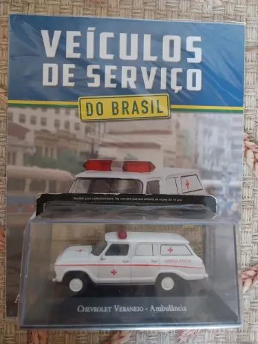 MINIATURA Chevrolet Veraneio Ambulância R$ 120 Reais