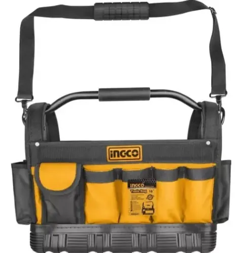 BOLSA PARA FERRAMENTAS FUNDO EMBORRACHADO INGCO 16" COM 16 BOLSOS HTBGL02 INGCO