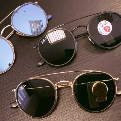 Óculos de Sol Ray-Ban Round Double Bridge: Qualidade e Estilo!