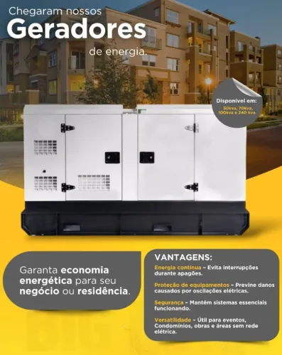 Geradores de energia para seu negócio ou residência