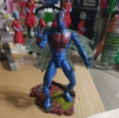 Boneco Spider Man 2099 Miguel O'Hara Primeira Aparição Comics Spider Man Classic Toybiz