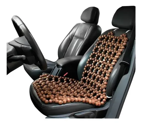 Assento de Carro de Madeira para Conforto e Bem-Estar