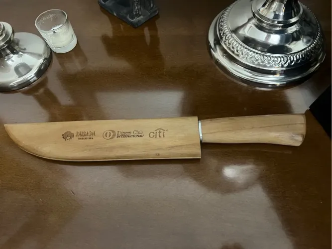 Faca de Churrasco Personalizada Imperial Barbacoa, Diners Club e Citi