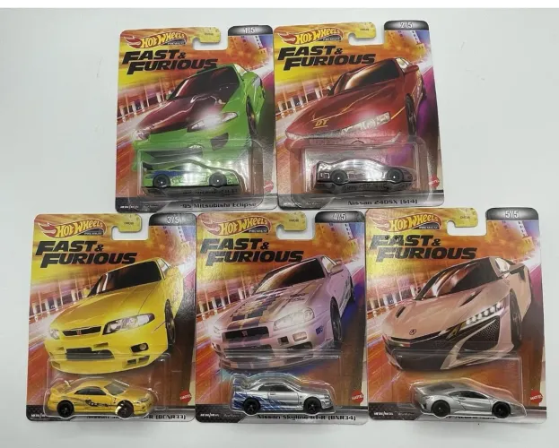 Hot Wheels Fast and Furious Premium - Retro Entertainment Set