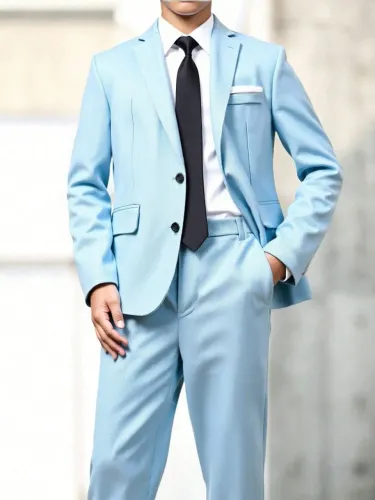 Terno Azul Claro Elegante
