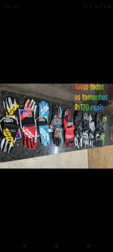 Luvas de Motocross - Todos os Tamanhos - R$1200