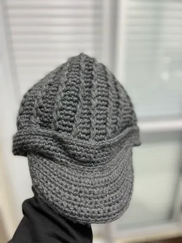 Boina de inverno cinza 
