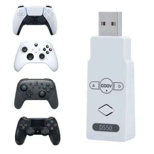 Adaptador Coov Elite DS50 Pro PS3/PS4/PS5/Switch/PC