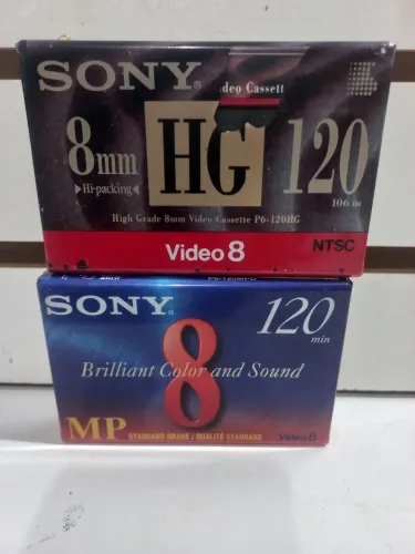 2 fita Sony 120 min.