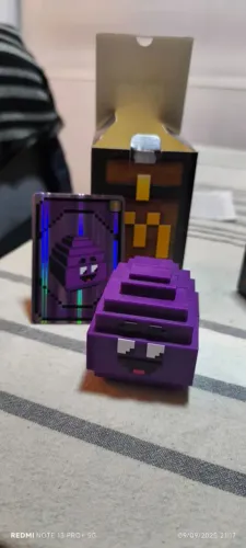 Brinquedo Minecraft Lanche Mcdonalds + Card Grimace 