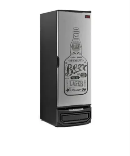 Cervejeira Grb-57 Gw Tipo Inox 572 Litros Porta Cega Adesivada - Gelopar