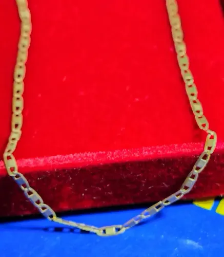 Pulseira Piastrine Ouro 18 Kilates Peso 1.40 Gramas 19 Cm 2 mm Maciço