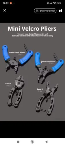 Alicate saca link corrente MTB speed Power link zero compacto top
