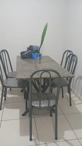 Mesa 6 lugar mármore