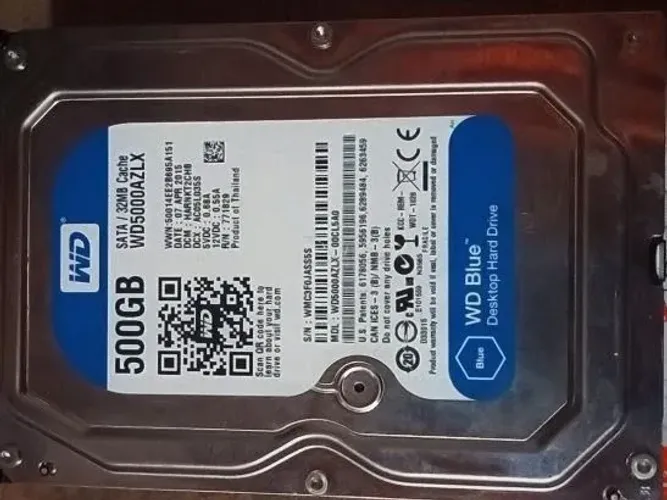 HD 500GB SATA 3 P/ Desktop - Perfeito Estado