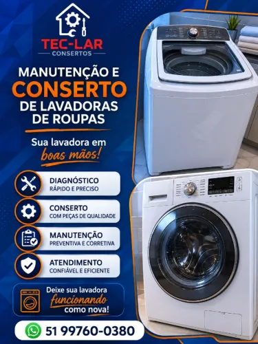 Conserto Lavadoras de Roupas