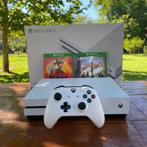 Xbox One S 1TB Seminovo Completo Na Caixa Com Garantia e Jogo