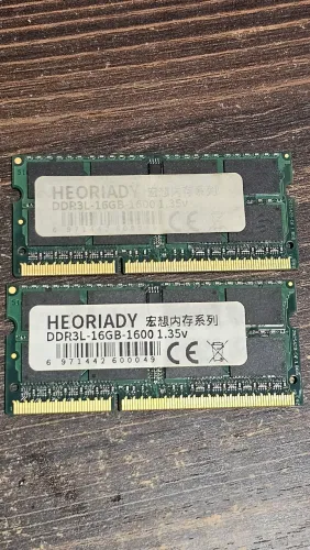 Memória RAM DDR3L 32GB (2x16GB)