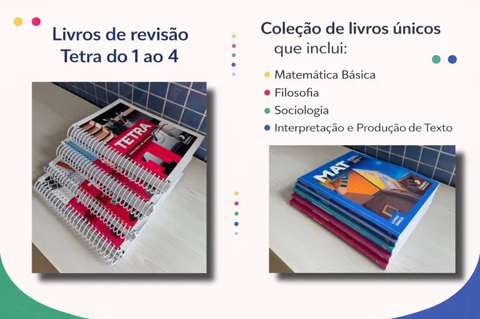 Coleção Completa Pre-Vestibular TETRA (Poliedro)