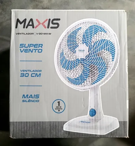 VENTILADOR MAXIS 30 CM NOVO NA CAIXA LACRADA
