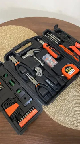 Kit de Ferramentas Profissional 129 Peças com Maleta ? Completo para Casa