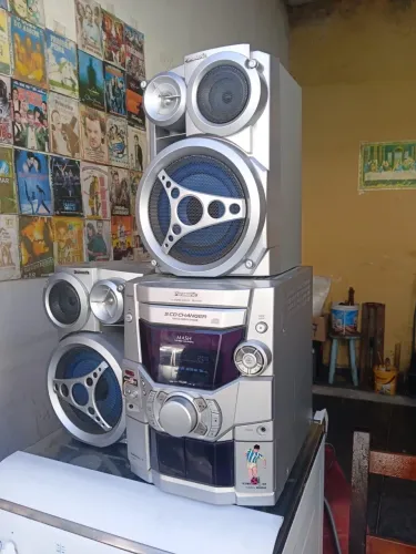Aparelho de Som Panasonic 5 CD Changer