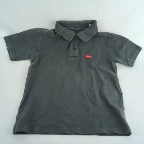 Camisa polo Levi's infantil menino 4 anos cinza escura