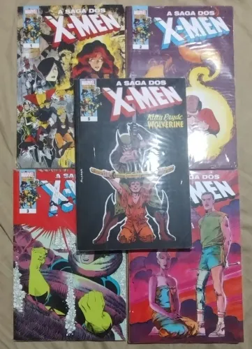 A Saga dos X-Men volumes 1 ao 5