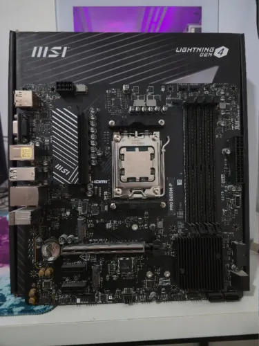 Placa mãe AMD AM5 MSI B650m-p