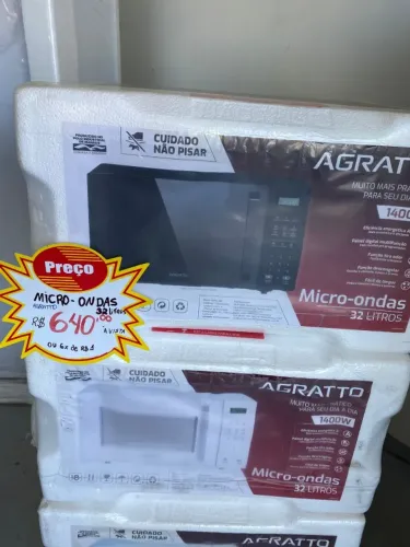 MICRO-ONDAS 32 LITROS 1400W 220V AGRATTO