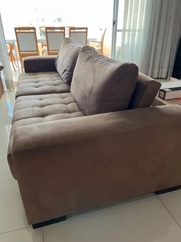 Sofá Retrátil Marrom