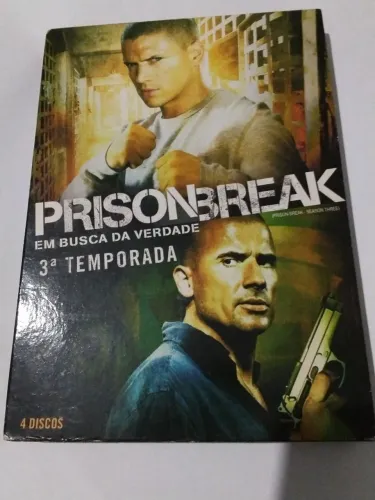 PriSon Break 3° Temporada 4 Discos (Novo) sem uso