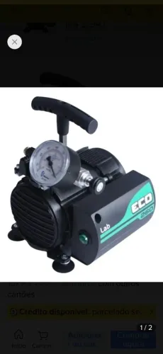 Bomba de vácuo sem óleo c/ pistão ECO-LAB-260