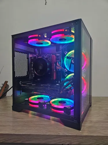 PC Gamer / Ryzen 5 2600 / GTX 1070 8GB / 16GB RAM / SSD 480GB / Fonte 650W