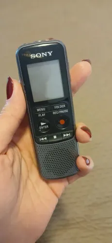 Gravador de voz Sony
