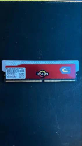 Memória Ram Geil Orion RGB, 8GB, 3000MHz, DDR4, Vermelho