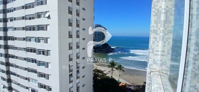 Apartamento com vista para o mar, 3 dormitórios, Pitangueiras, Guarujá