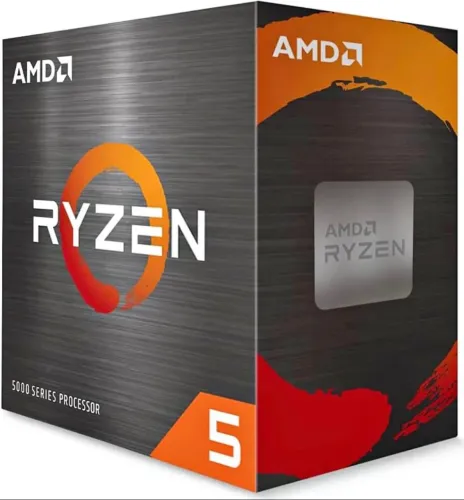 Processador AMD Ryzen 5 5500 100100000457BOX, Cerâmica cinza