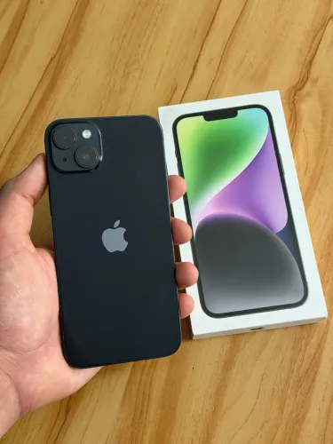 iPhone 14 Preto 128Gb - Impecável