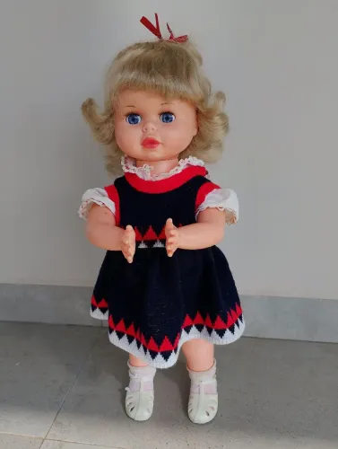 Boneca Bate Palminha Estrela Anos 80 na caixa original. 