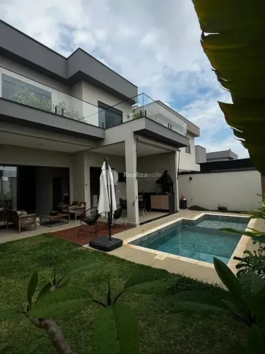DR - Sobrado para venda possui 236 m² com 4 suítes, piscina, espaço gourmet - Reserva Rudá