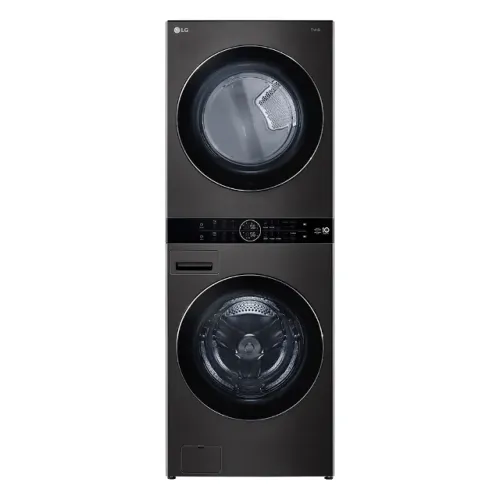 Lava e Seca Smart LG 17kg Wash Tower, Conectividade Wi-Fi com LG ThinQ®, WK17BS6A, Aço