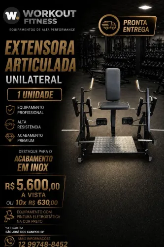 Cadeira Extensora Articulada Unilateral