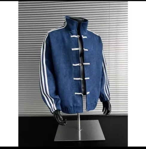 JAQUETA ESTILO CHINES ESTILO ADIDAS